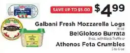 ShopRite Galbani Fresh Mozzarella Logs offer