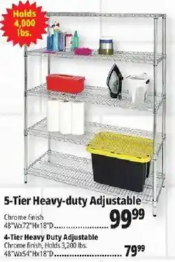 Ocean State Job Lot 5-Tier Heavy-duty Adjustable offer