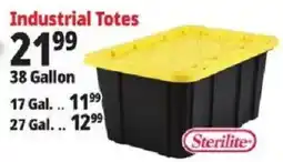 Ocean State Job Lot Sterilite industrial totes offer