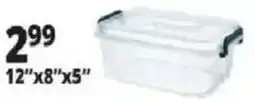 Ocean State Job Lot Clear plastic storage container offer
