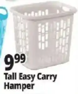 Ocean State Job Lot Tall Easy Carry Hamper offer
