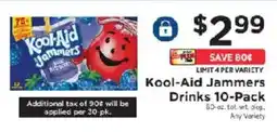 ShopRite Kool-Aid Jammers Drinks offer
