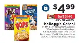 ShopRite Kellogg's Cereal offer