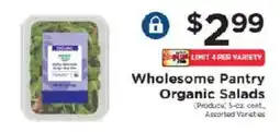 ShopRite Wholesome Pantry Organic Salads offer