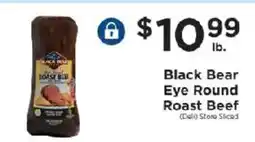 ShopRite Black Bear Eye Round Roast Beef offer