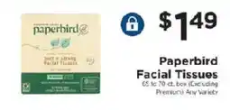 ShopRite Paperbird Facial Tissues offer