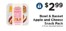 ShopRite Bowl & Basket Apple and Cheese Snack Pack offer
