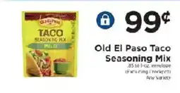 ShopRite Old El Paso Taco Seasoning Mix offer