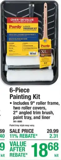 Menards Purdy 6-Piece Painting Kit offer