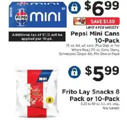 ShopRite Pepsi Mini Cans offer