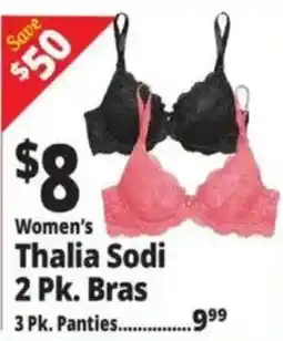 Ocean State Job Lot Women's Thalia Sodi 2 Pk. Bras offer