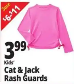 Ocean State Job Lot Kids' Cat & Jack Rash Guards offer
