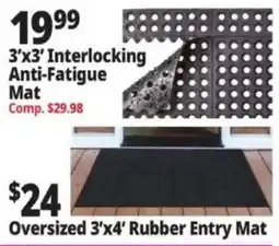 Ocean State Job Lot 3'x3' Interlocking Anti-Fatigue Mat offer