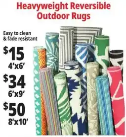 Ocean State Job Lot Heavyweight Reversible Outdoor Rugs offer