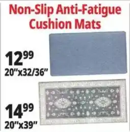 Ocean State Job Lot Non-Slip Anti-Fatigue Cushion Mats offer