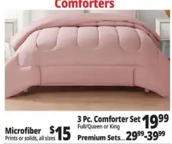 Ocean State Job Lot Microfiber Comforters offer