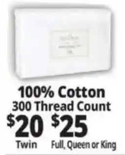 Ocean State Job Lot 100% Cotton 300 Thread Count offer