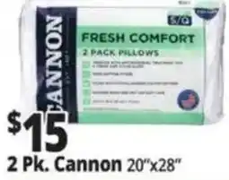 Ocean State Job Lot Cannon fresh comfort pillows offer