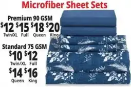 Ocean State Job Lot Microfiber Sheet Sets offer