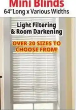 Ocean State Job Lot Mini Blinds offer