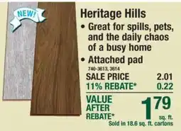 Menards Heritage Hills offer
