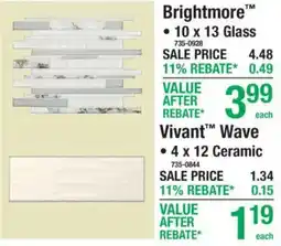 Menards Brightmore Wave offer