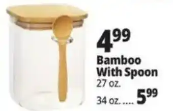 Ocean State Job Lot Bamboo With Spoon offer