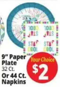 Ocean State Job Lot 9" Paper Plate offer