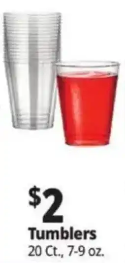 Ocean State Job Lot Tumblers offer
