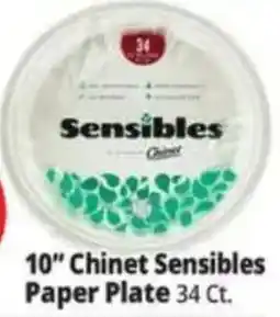 Ocean State Job Lot Sensibles 10" Chinet Paper Plate offer