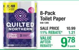 Menards Quilted Northern toilet paper offer