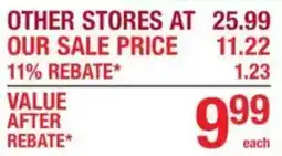 Menards Other stores at our sale price offer