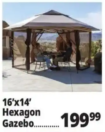 Ocean State Job Lot Hexagon Gazebo offer