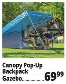 Ocean State Job Lot Canopy Pop-Up Backpack Gazebo offer
