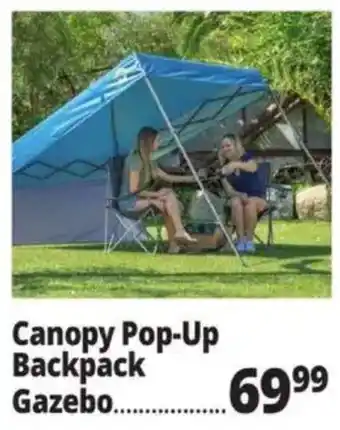 Ocean State Job Lot Canopy Pop-Up Backpack Gazebo offer