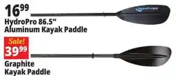 Ocean State Job Lot HydroPro aluminum kayak paddle offer