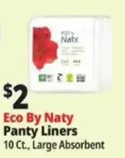 Ocean State Job Lot Eco By Naty Panty Liners offer