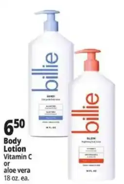 Ocean State Job Lot Billie body lotion offer