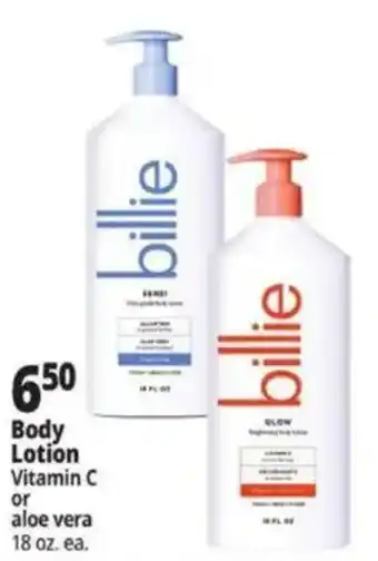 Ocean State Job Lot Billie body lotion offer