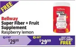 Ocean State Job Lot Bellway super fiber + fruit supplement offer
