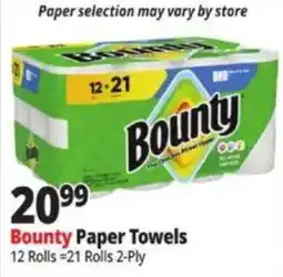 Ocean State Job Lot Bounty paper towels offer