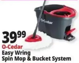 Ocean State Job Lot O-Cedar Easy Wring Spin Mop & Bucket System offer