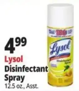 Ocean State Job Lot Lysol Disinfectant Spray offer