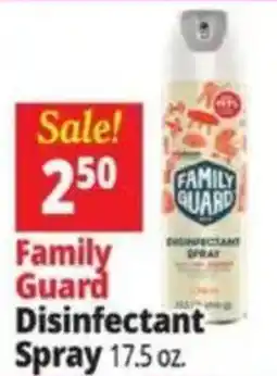Ocean State Job Lot Family Guard Disinfectant Spray offer