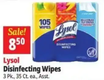 Ocean State Job Lot Lysol Disinfecting Wipes offer