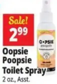 Ocean State Job Lot Oopsy Poopsie Toilet Spray offer