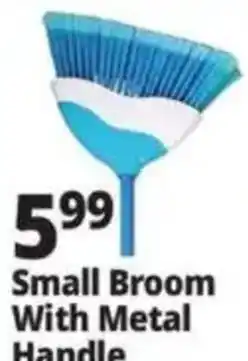 Ocean State Job Lot Small Broom With Metal Handle offer