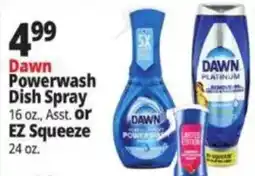 Ocean State Job Lot Dawn Powerwash Dish Spray offer