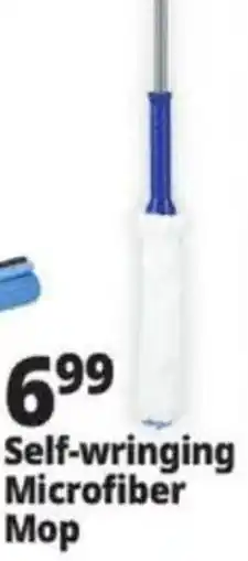 Ocean State Job Lot Self-wringing Microfiber Mop offer