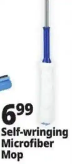 Ocean State Job Lot Self-wringing Microfiber Mop offer